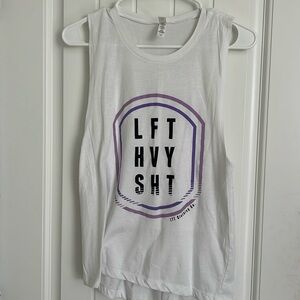 Graphic workout tank top - lft clothing co.